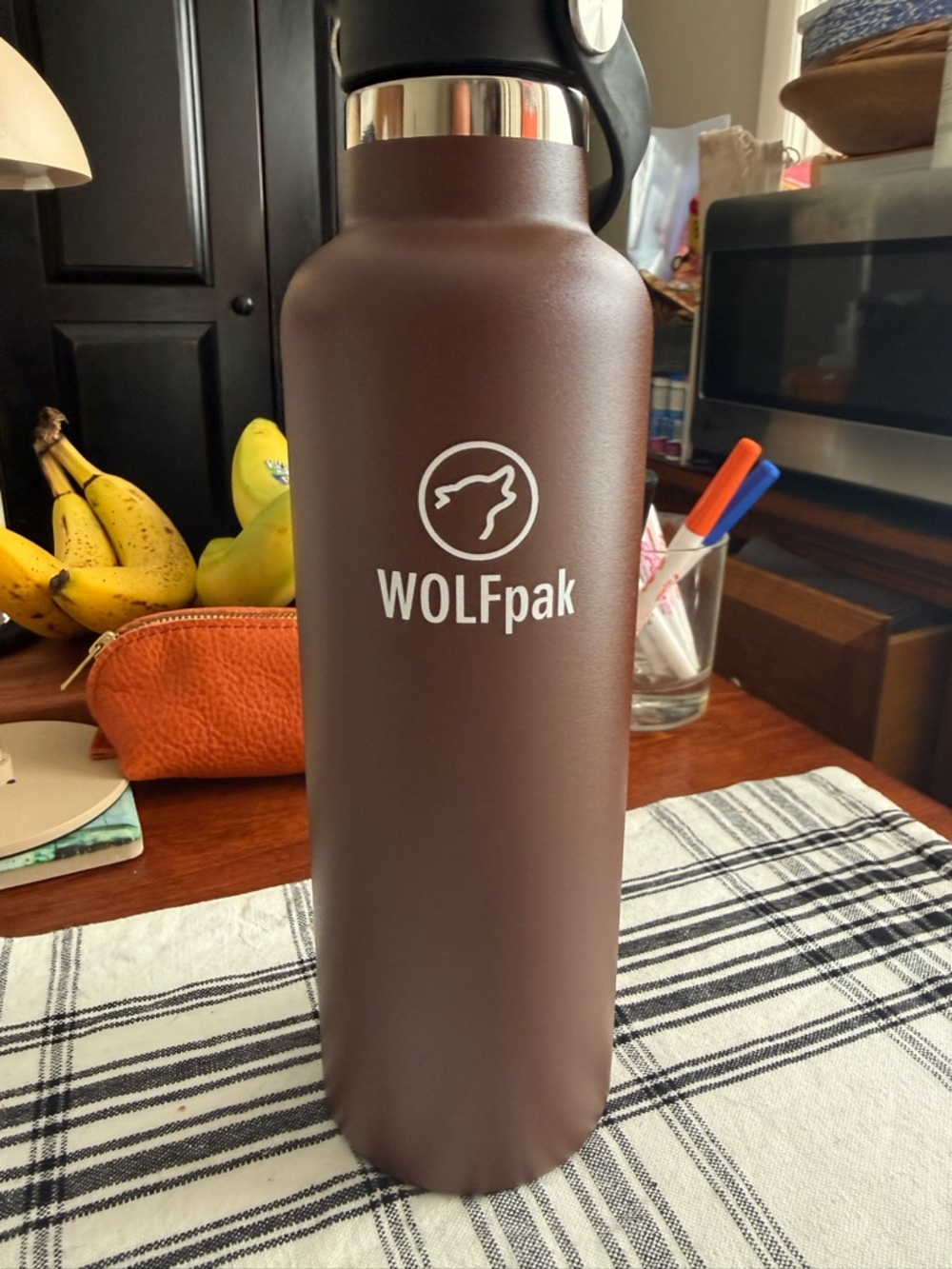 WOLFpak 25oz Flask - Mocha Brown - Picture 2 of 6